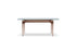 Table 839 TL3 de Franco Albini - Cassina-vue de face, plateau en verre et pieds en noyer-Cassina