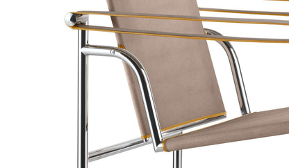 Fauteuil 1 dossier basculant (LC1) édition UAM - Cassina-détail du dossier basculant-Cassina
