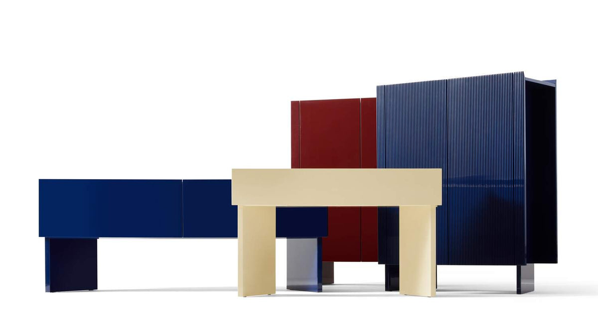 Collection Hayama de Patricia Urquiola - Cassina-buffet, meuble haut et console de la collection-The Woods Gallery