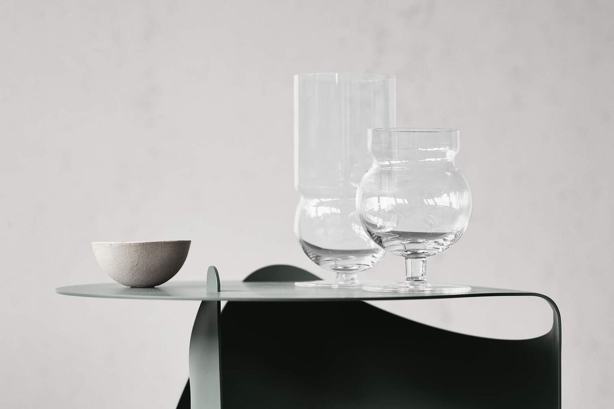 Verres Sferico de Joe Colombo - Cassina-en situation sur une console-Cassina