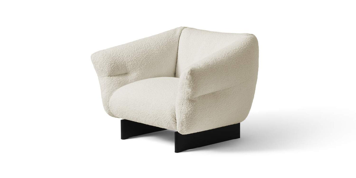 Fauteuil Mon-Cloud de Patricia Urquiola - Cassina-fauteuil en tissu écru-The Woods Gallery