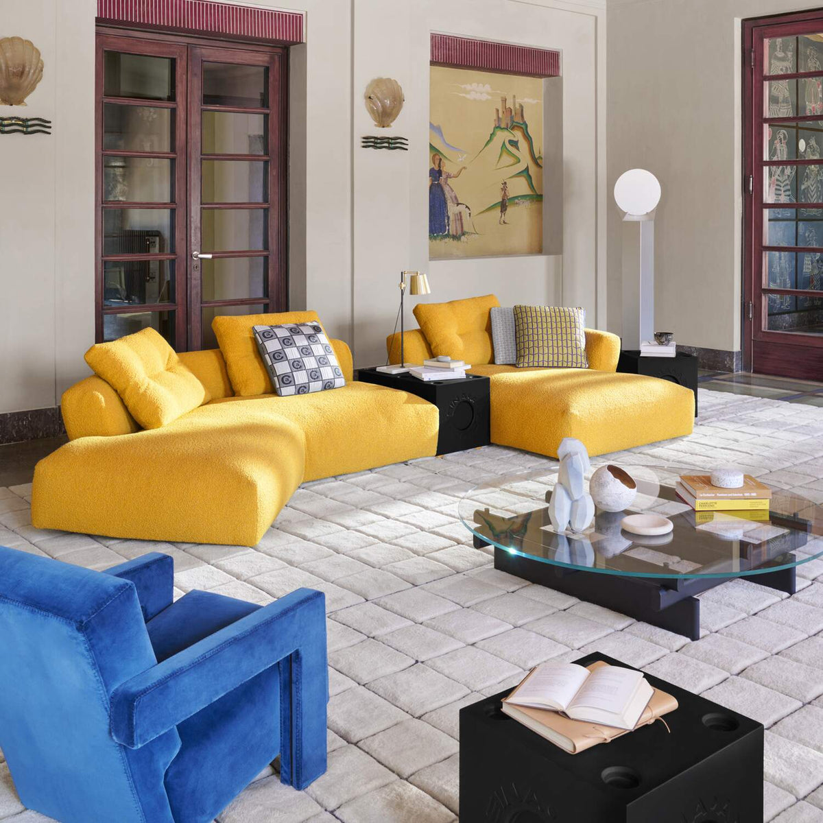 Canapé Sengu Bold de Patricia Urquiola - Cassina - Livraison rapide-en situation 2-The Woods Gallery