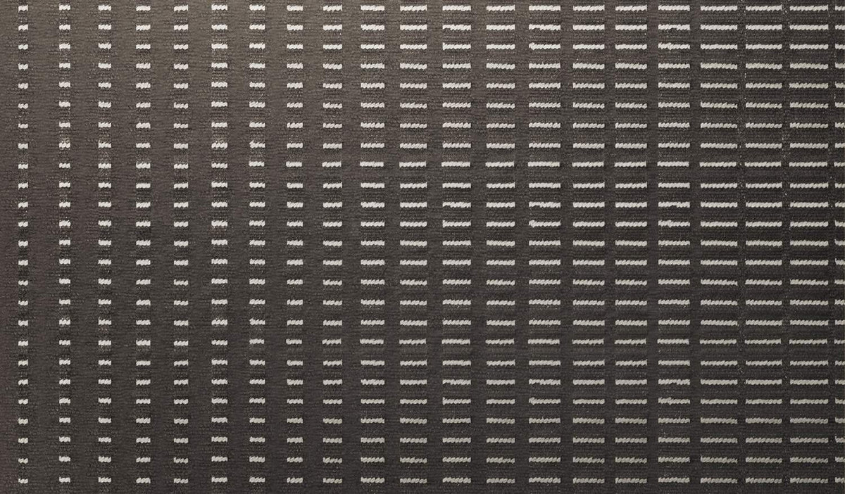 Tapis Janubi en laine - Cassina-détail du nouage anthracite-The Woods Gallery