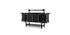 Buffet Elling de Gerrit Thomas Rietveld - Cassina-frêne teinté noir, vue de face-The Woods Gallery