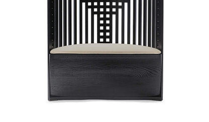 Fauteuil 312 Willow 1 de Charles Rennie Mackintosh - Cassina-coussin beige-The Woods Gallery