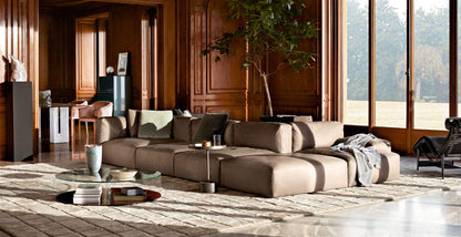 Canapé modulable Mex Cube de Piero Lissoni - Cassina-composition en ambiance salon-The Woods Gallery