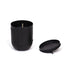 Bougie parfumée Acier Fumée de Diesel Living - Seletti-bougie dans sa boîte de métal noir mat, mèche apparente-Seletti