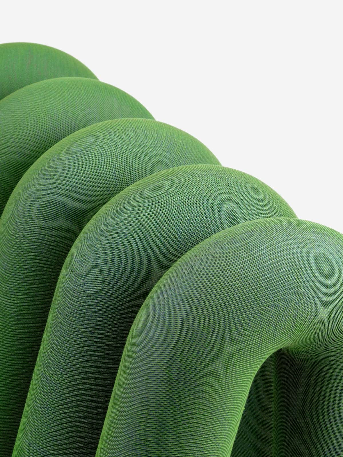 Canapé Extra Bold de Big Game - Moustache-détail des tubes verts-The Woods Gallery