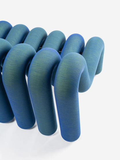 Canapé Extra Bold de Big Game - Moustache-détail des tubes bleu gris-The Woods Gallery