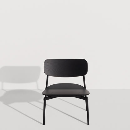 Fauteuil lounge Fromme Bois de Tom Chung - Petite Friture-Noir-The Woods Gallery