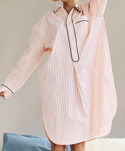 Chemise de nuit longue Fineline - Hay