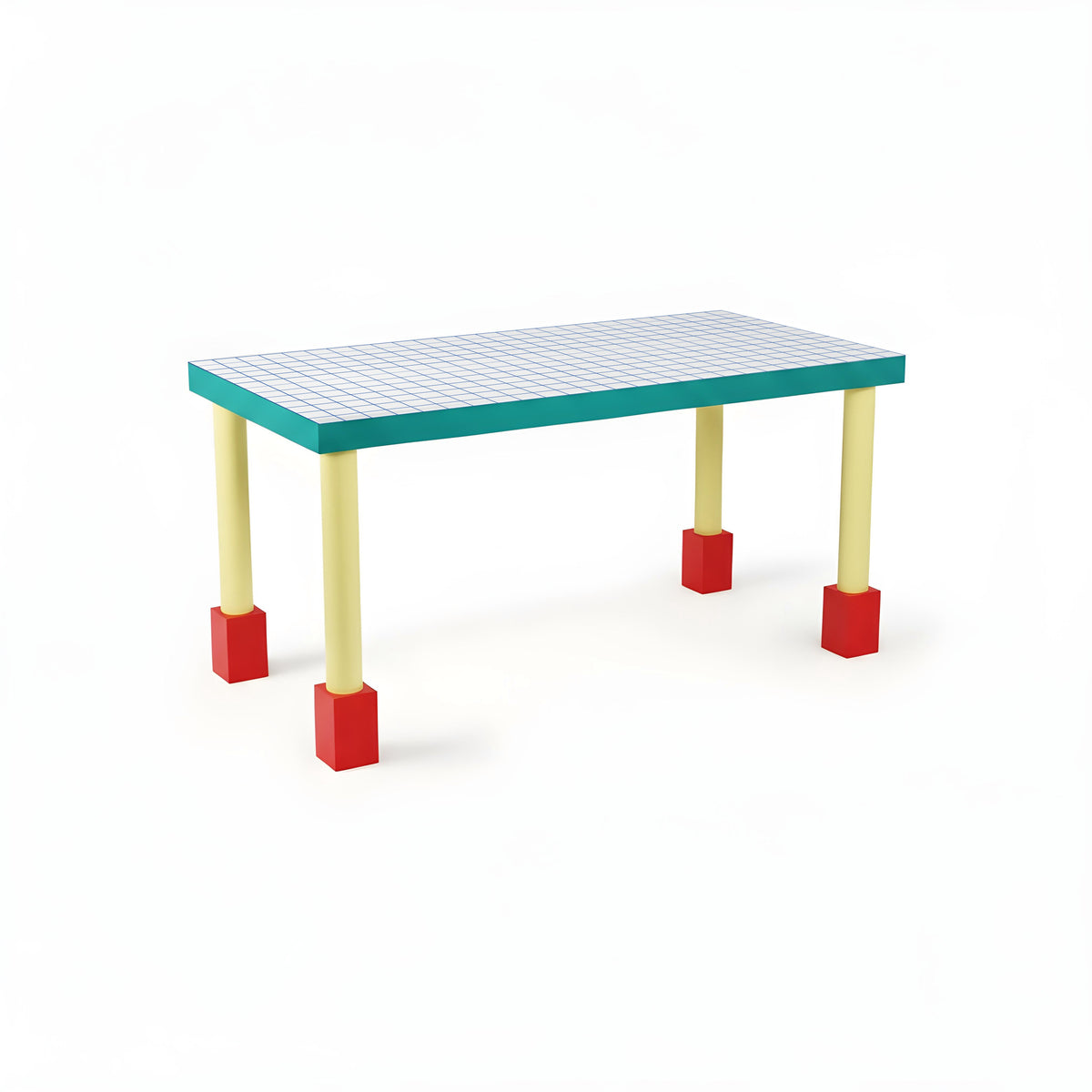 Table Super Table Blue Grid de Hello Again - Seletti-vue 2-The Woods Gallery