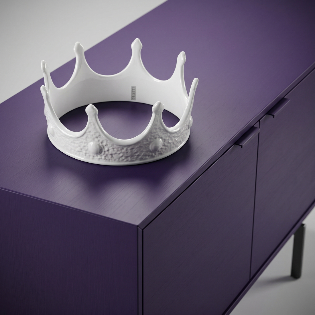 Couronne Memorabilia My Crown de Selab + Alessandro Zambelli - Seletti-en situation, visuel de synthèse-The Woods Gallery