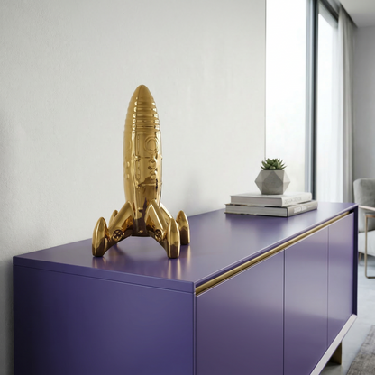 Fusée Memorabilia Gold de Selab + Alessandro Zambelli - Seletti-vue 2-The Woods Gallery