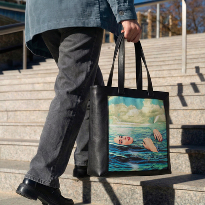 Tote bag Toiletpaper Seagirl - Seletti-en situation, visuel de synthèse-The Woods Gallery