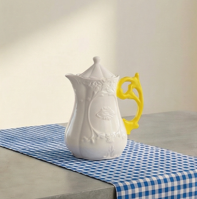Théière I-Wares jaune de Selab - Seletti-vue 2-The Woods Gallery