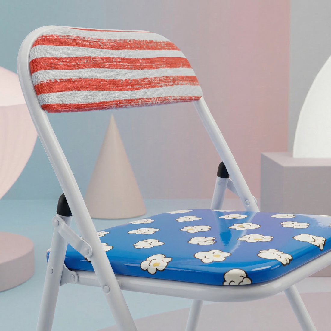 Chaise pliante Blow Pop Corn de Studio Job - Seletti-vue 2-The Woods Gallery