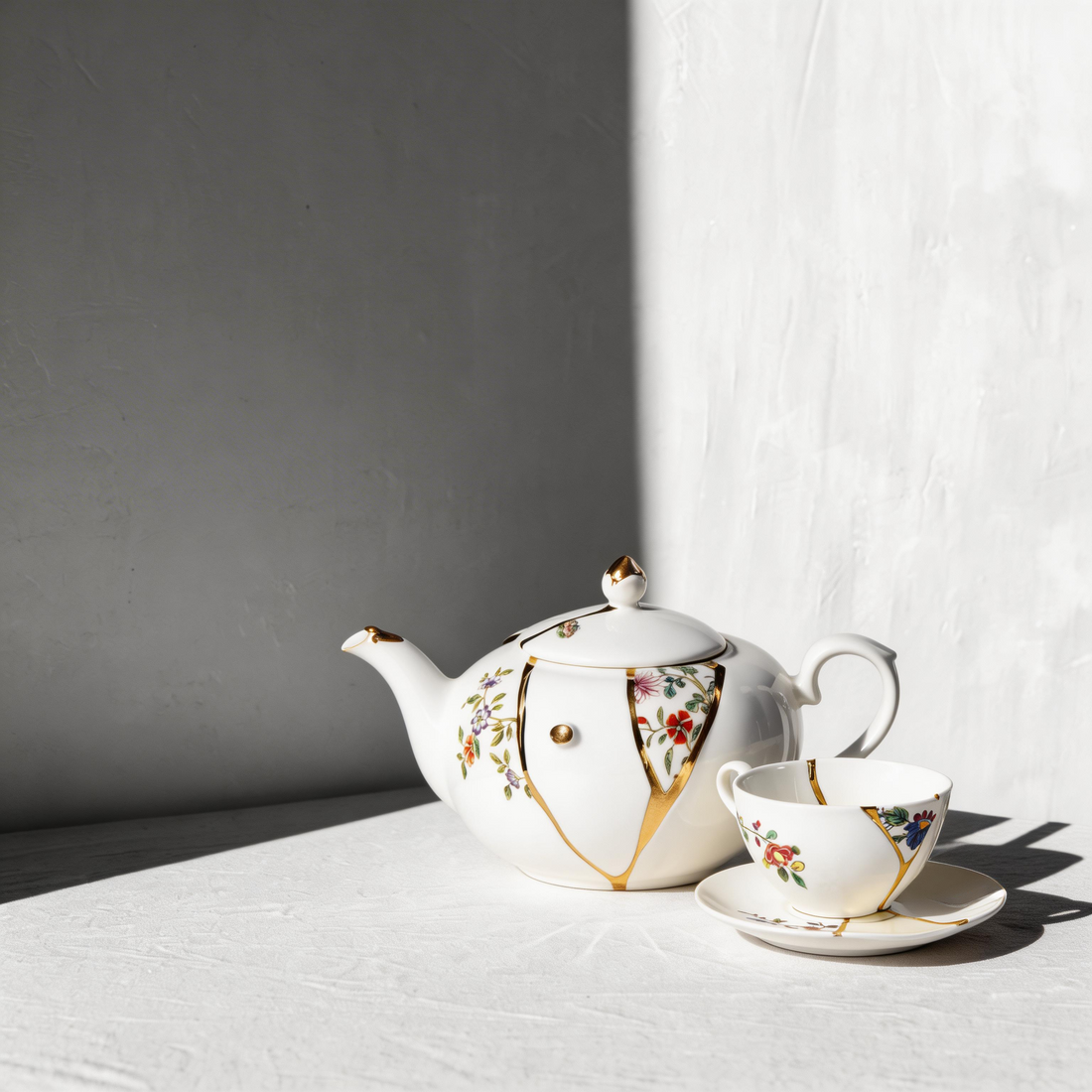 Tasse à thé Kintsugi n°2 de Marcantonio - Seletti-vue 2-The Woods Gallery