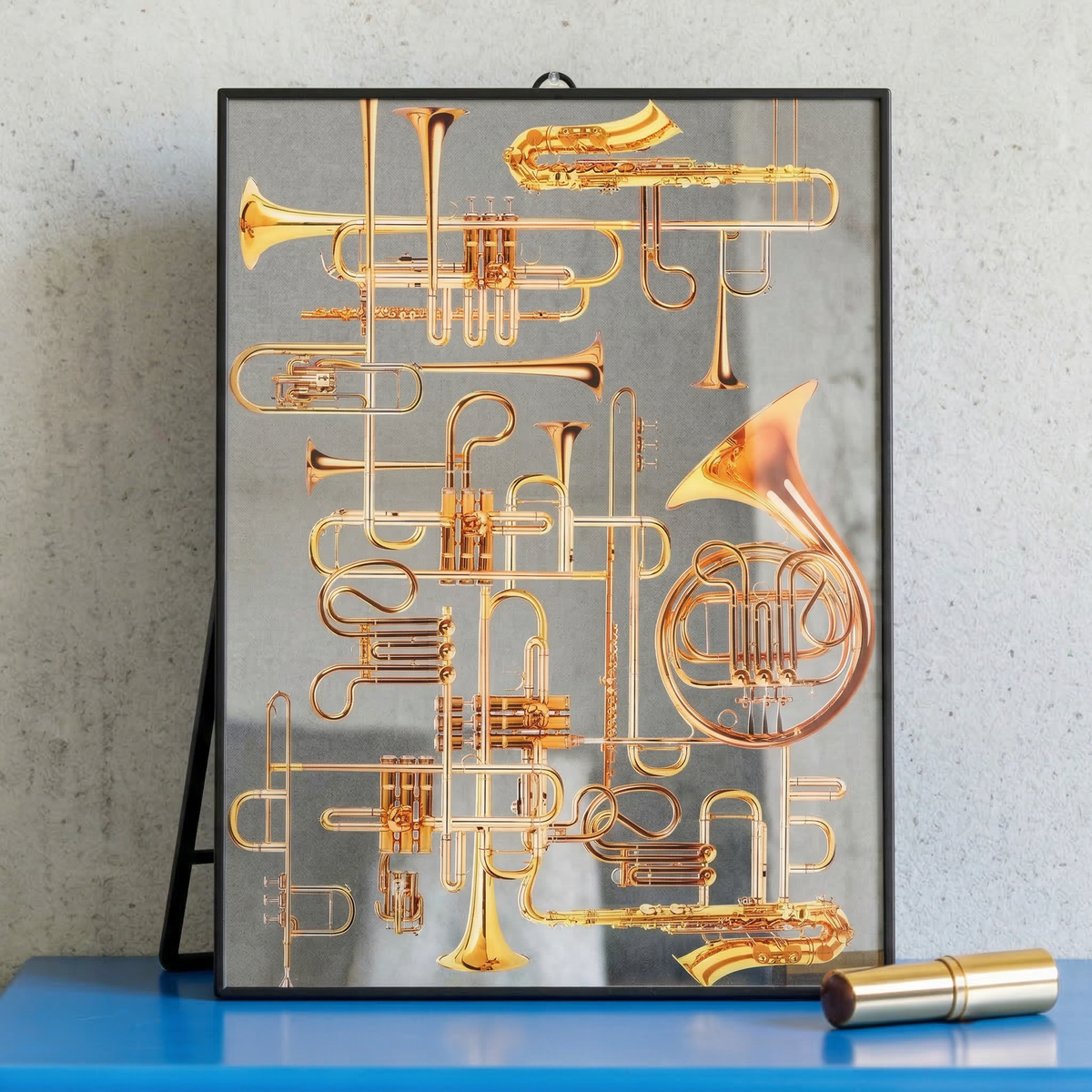 Miroir Trumpet 30 x 40 cm de ToiletPaper - Seletti-vue 2-The Woods Gallery