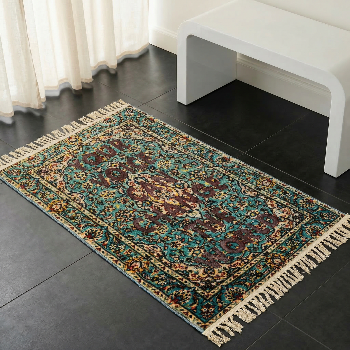 Tapis Burnt Carpet Voice 80×120 de Loredana Longo - Seletti-vue 2-The Woods Gallery