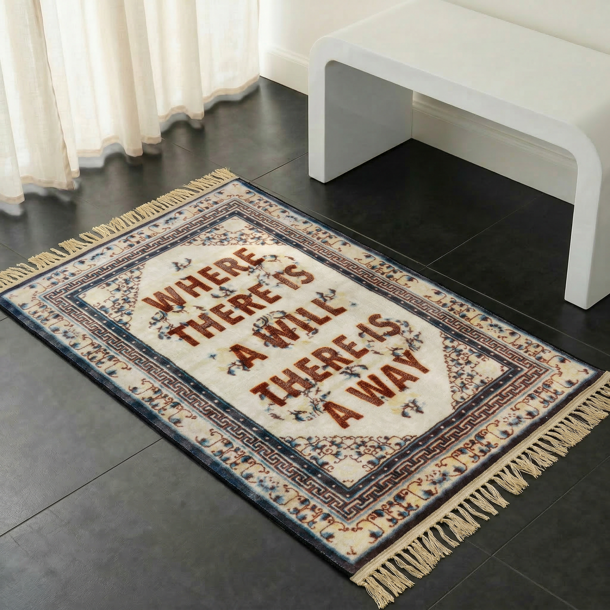 Tapis Burnt Carpet The Way 80×120 de Loredana Longo - Seletti-vue 2-The Woods Gallery