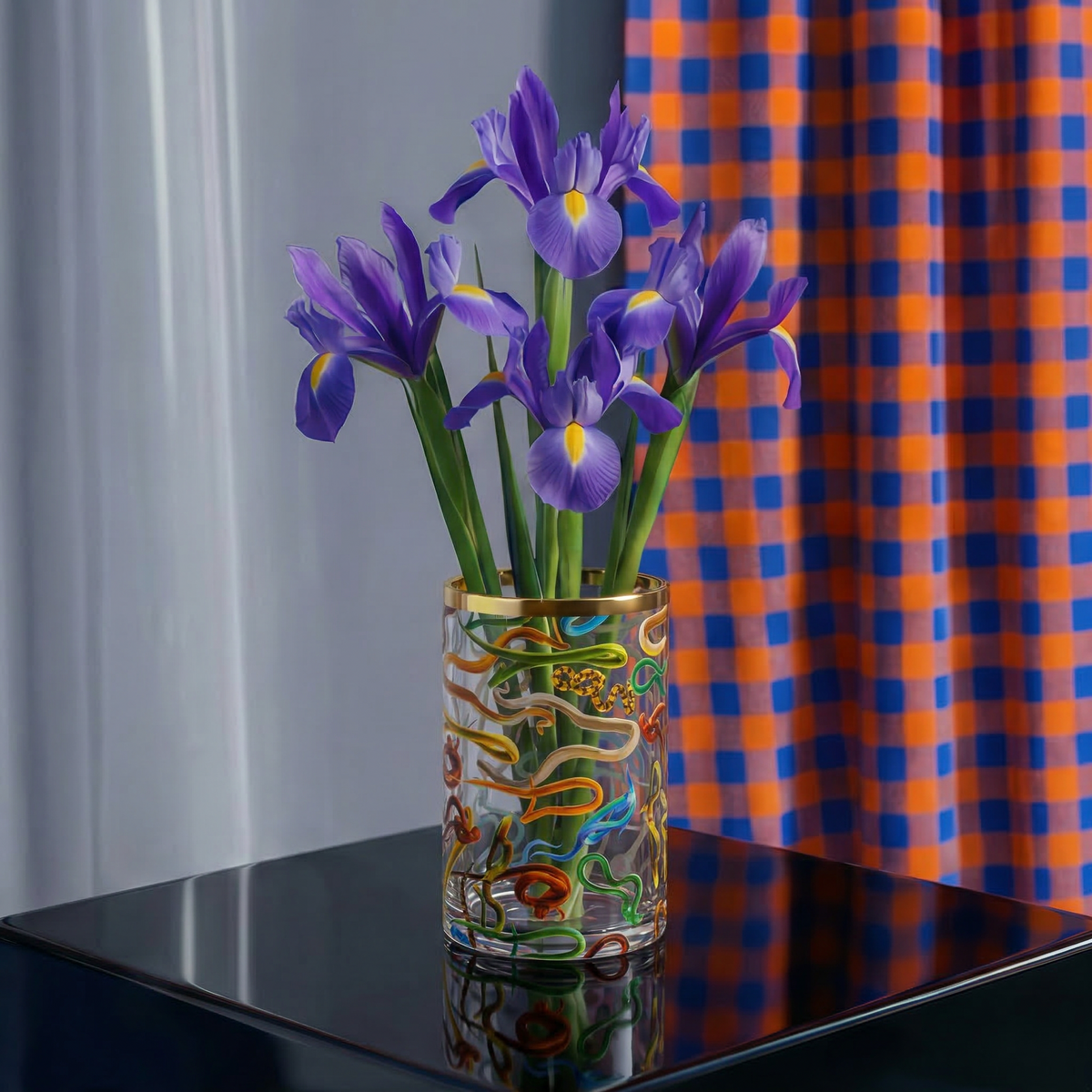 Vase Snakes ø 9 x h. 14 cm de ToiletPaper - Seletti-vue 2-The Woods Gallery