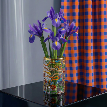 Vase Snakes ø 9 x h. 14 cm de ToiletPaper - Seletti-vue 2-The Woods Gallery