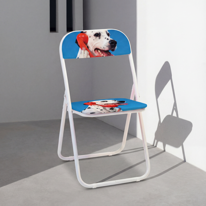 Chaise pliante Dog Call Center de ToiletPaper - Seletti-vue 2-The Woods Gallery