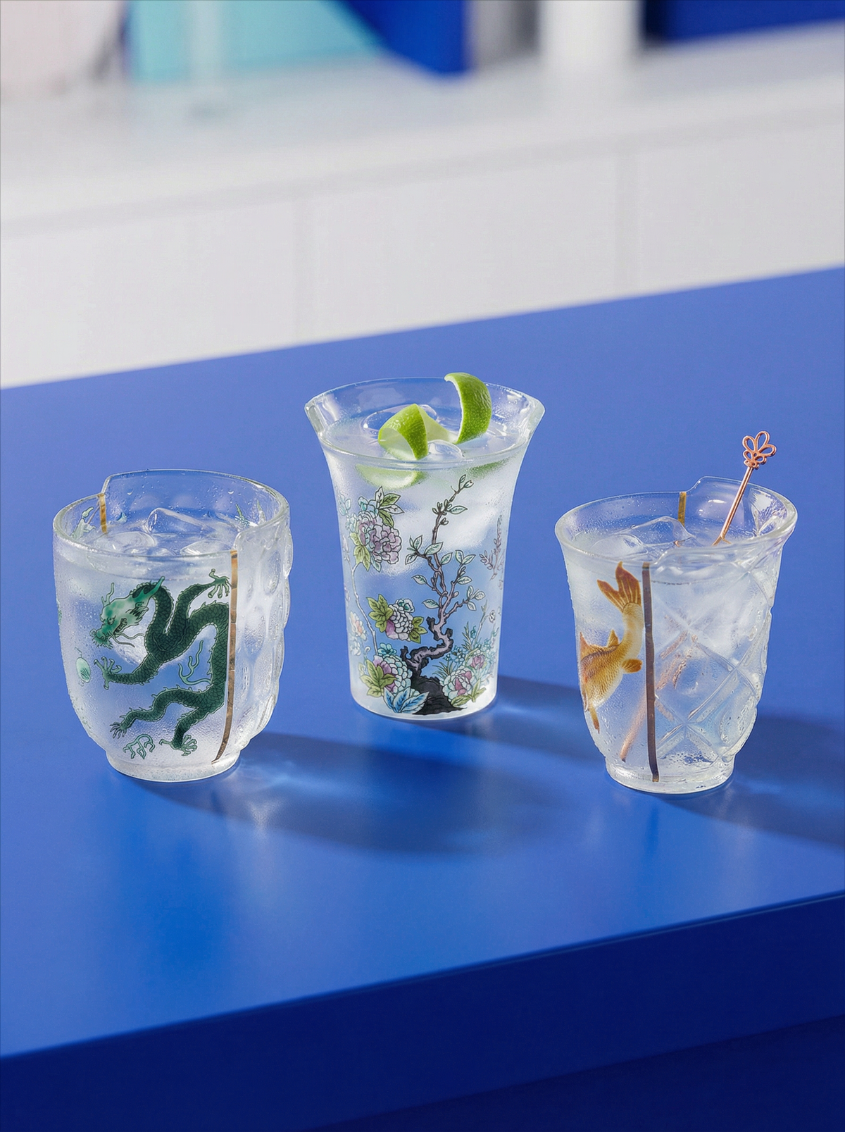 Lot de 3 verres Hybrid Aglaura de CTRLZAK - Seletti-vue 2-The Woods Gallery