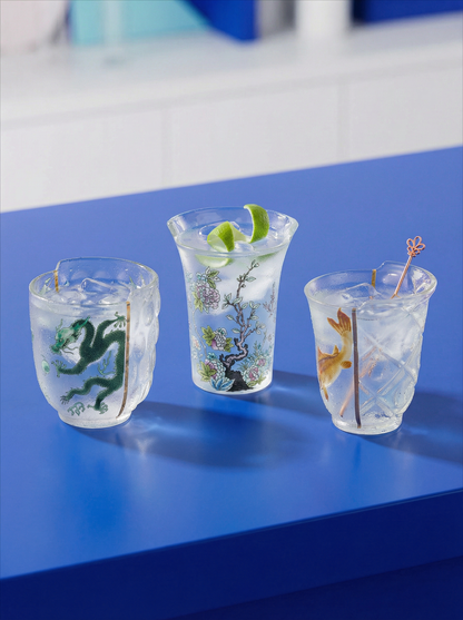 Lot de 3 verres Hybrid Aglaura de CTRLZAK - Seletti-vue 2-The Woods Gallery