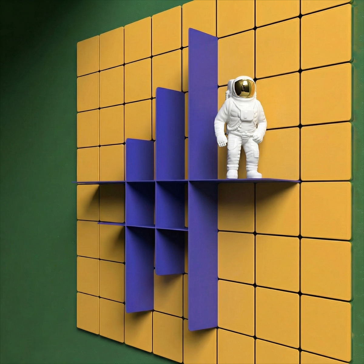 Vase Cosmic Diner Starman de Diesel Living - Seletti-en situation, visuel de synthèse-The Woods Gallery