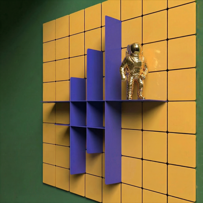 Vase Cosmic Diner Starman Gold de Diesel Living - Seletti-en situation, visuel de synthèse-The Woods Gallery
