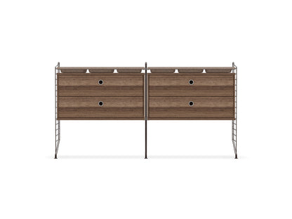 Ensemble de Chambre G - String Furniture-Marron foncé - Noyer-The Woods Gallery