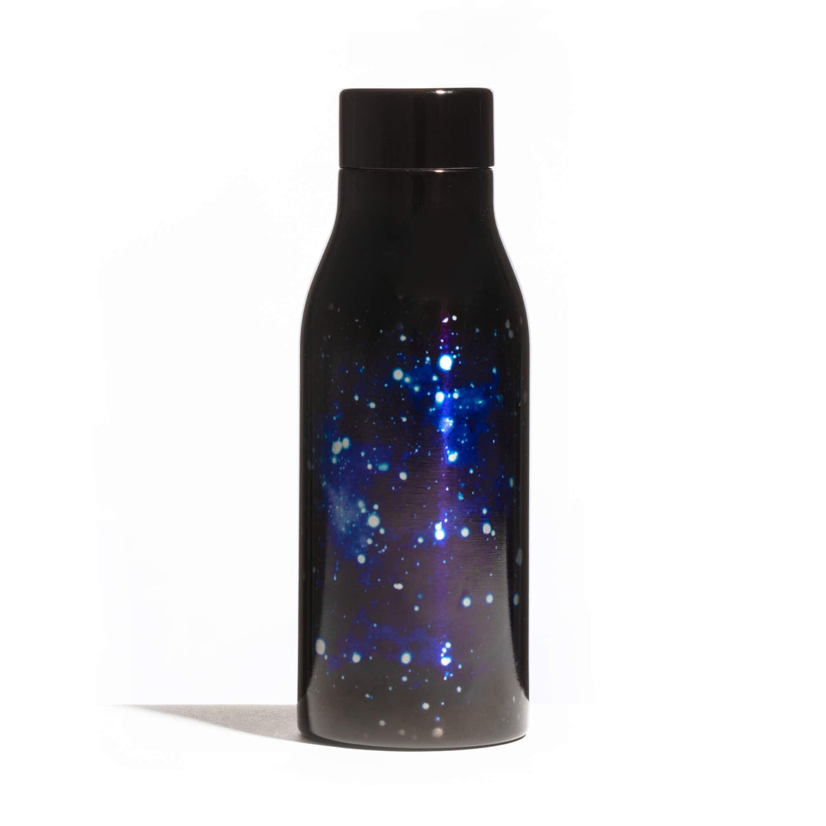 Bouteille isotherme Cosmic Galaxy de Diesel Living - Seletti-bouteille noire imprimée, la voie lactée bleutée-Seletti
