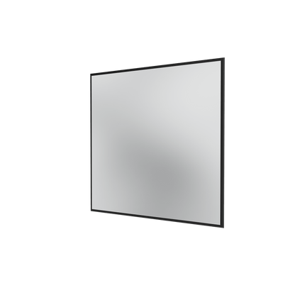 Miroir Colour Frame SP1212 Montana, cadre laqué 05 Black, vue de trois quarts sur fond blanc
