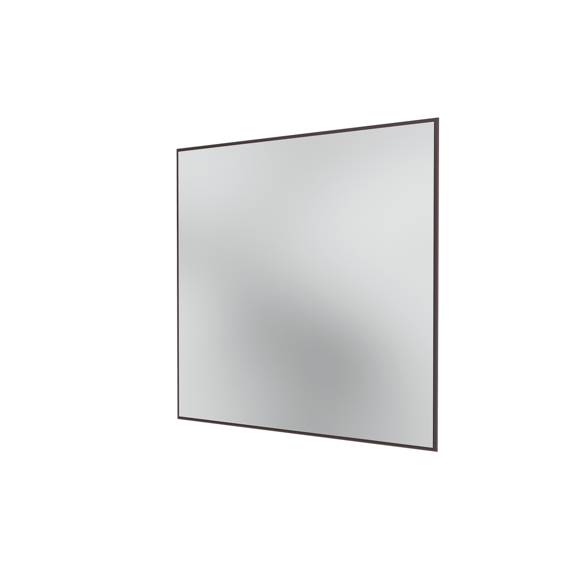 Miroir Colour Frame SP1818 Montana, cadre laqué 160 Balsamic, vue de trois quarts sur fond blanc