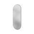 Miroir Colour Frame ovale SP1232R Montana, cadre laqué 04 Anthracite, vue de trois quarts sur fond blanc