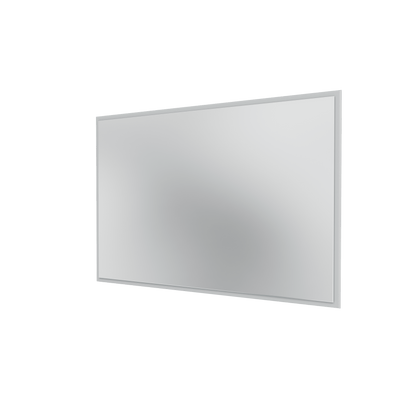 Miroir Colour Frame SP1208 Montana, cadre laqué 156 Oyster, vue de trois quarts sur fond blanc