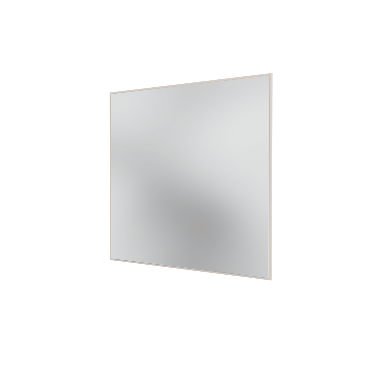 Miroir Colour Frame SP1818 Montana, cadre laqué 168 Clay, vue de trois quarts sur fond blanc