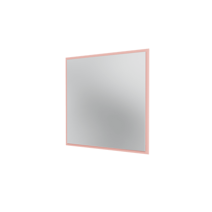 Miroir Colour Frame SP808 Montana, cadre laqué 167 Ruby, vue de trois quarts sur fond blanc