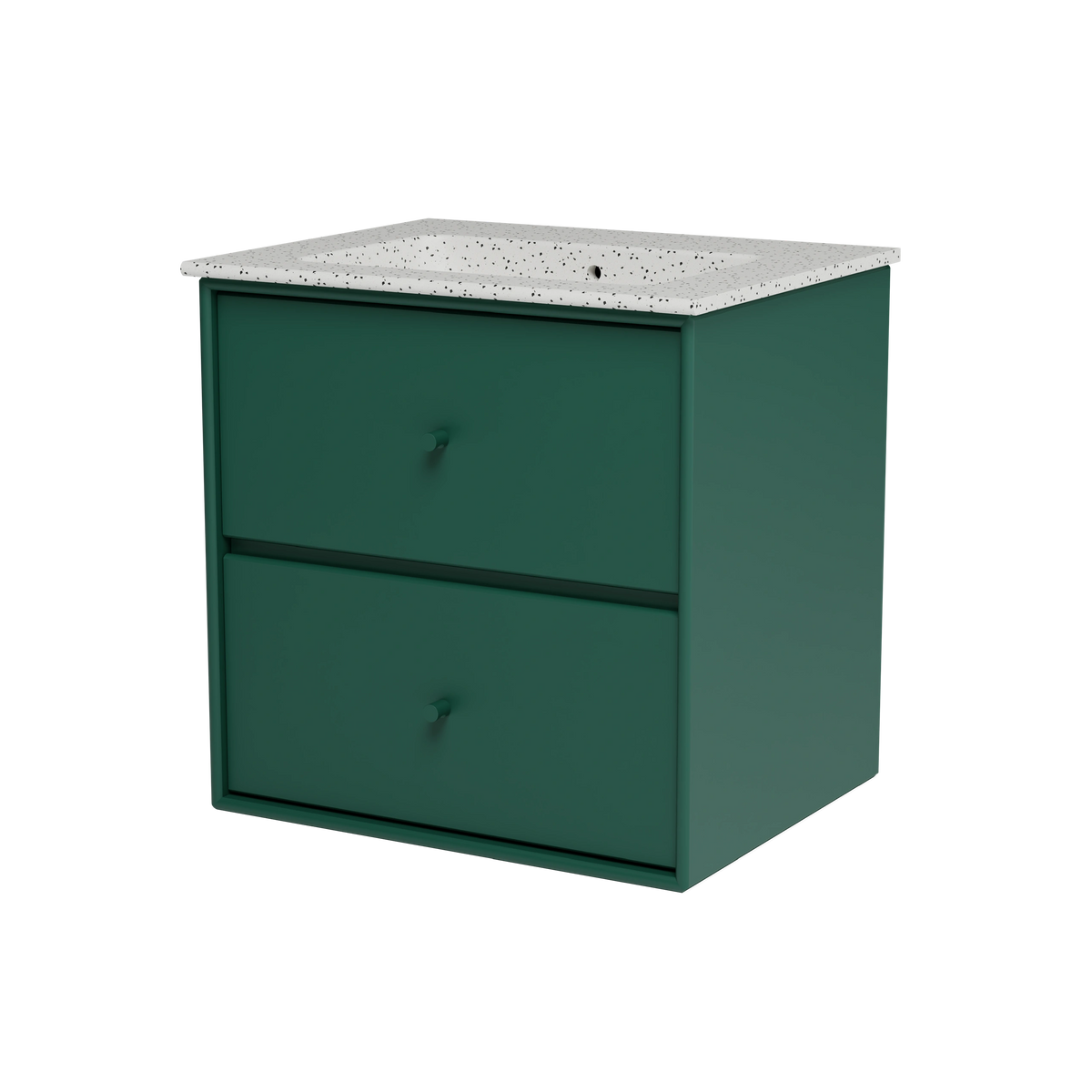 Meuble vasque Flow, laque 136 Pine, packshot Montana