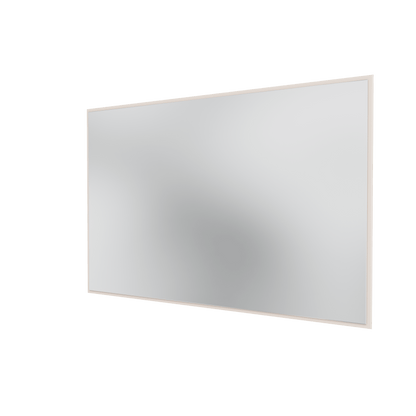Miroir Colour Frame SP1812 Montana, cadre laqué 158 Oat, vue de trois quarts sur fond blanc