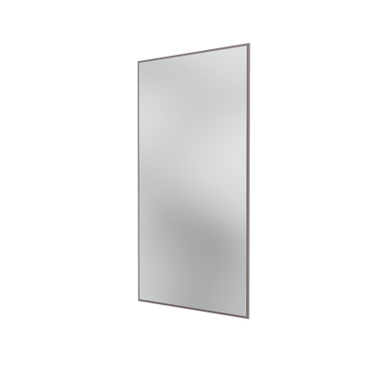 Miroir Colour Frame SP1224 Montana, cadre laqué 35 Coffee, vue de trois quarts sur fond blanc