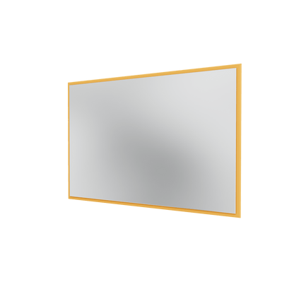 Miroir Colour Frame SP1208 Montana, cadre laqué 166 Acacia, vue de trois quarts sur fond blanc