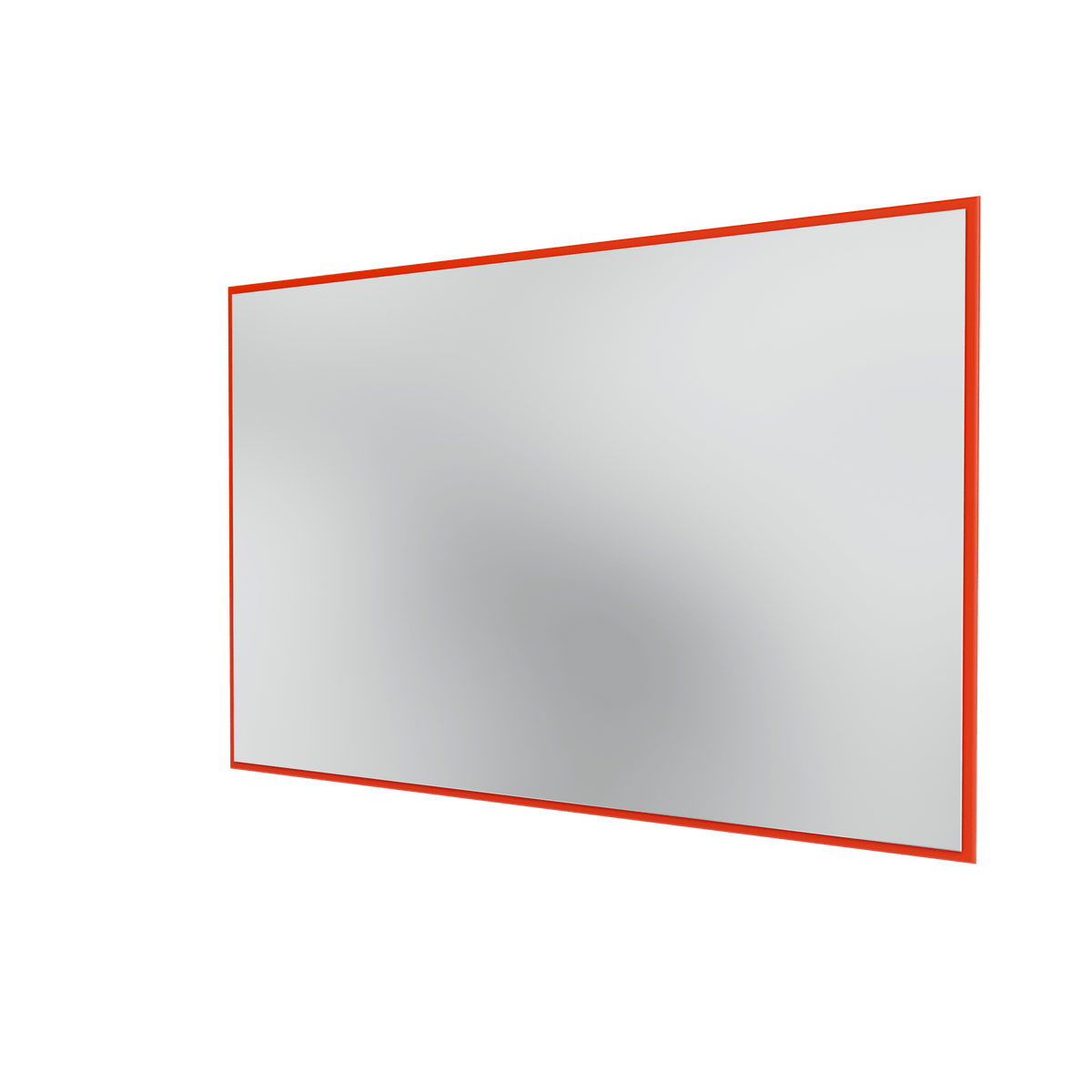 Miroir Colour Frame SP1812 Montana, cadre laqué 145 Rosehip, vue de trois quarts sur fond blanc