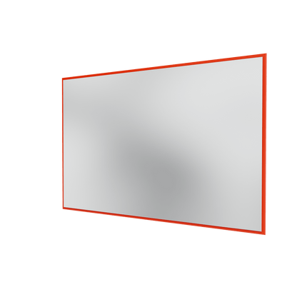 Miroir Colour Frame SP1812 Montana, cadre laqué 145 Rosehip, vue de trois quarts sur fond blanc