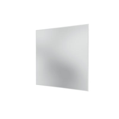 Miroir Colour Frame SP1818 Montana, cadre laqué 01 White, vue de trois quarts sur fond blanc