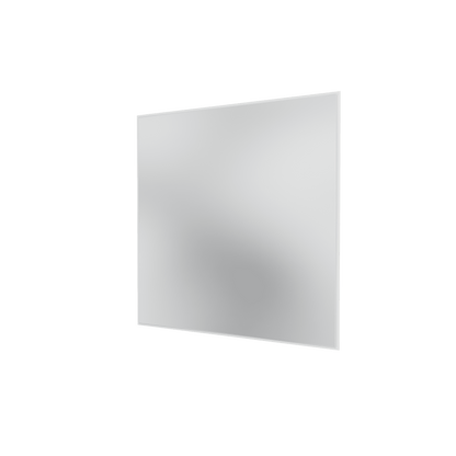 Miroir Colour Frame SP1818 Montana, cadre laqué 01 White, vue de trois quarts sur fond blanc