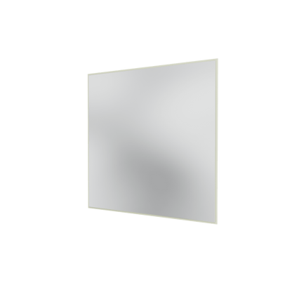 Miroir Colour Frame SP1818 Montana, cadre laqué 140 Pomelo, vue de trois quarts sur fond blanc