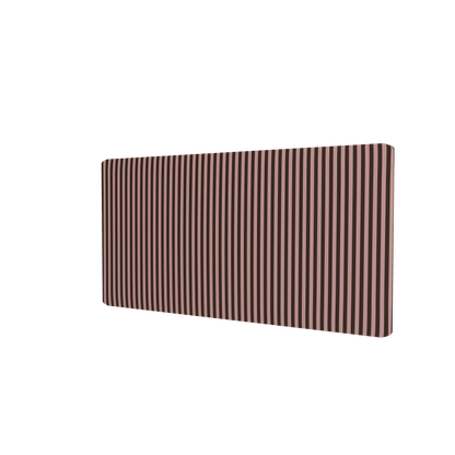Panneau textile Montana Free habillé du tissu Kvadrat 1629 MN Stripe, vue de trois quarts sur fond blanc